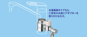 ピュレストの水道栓直結タイプ